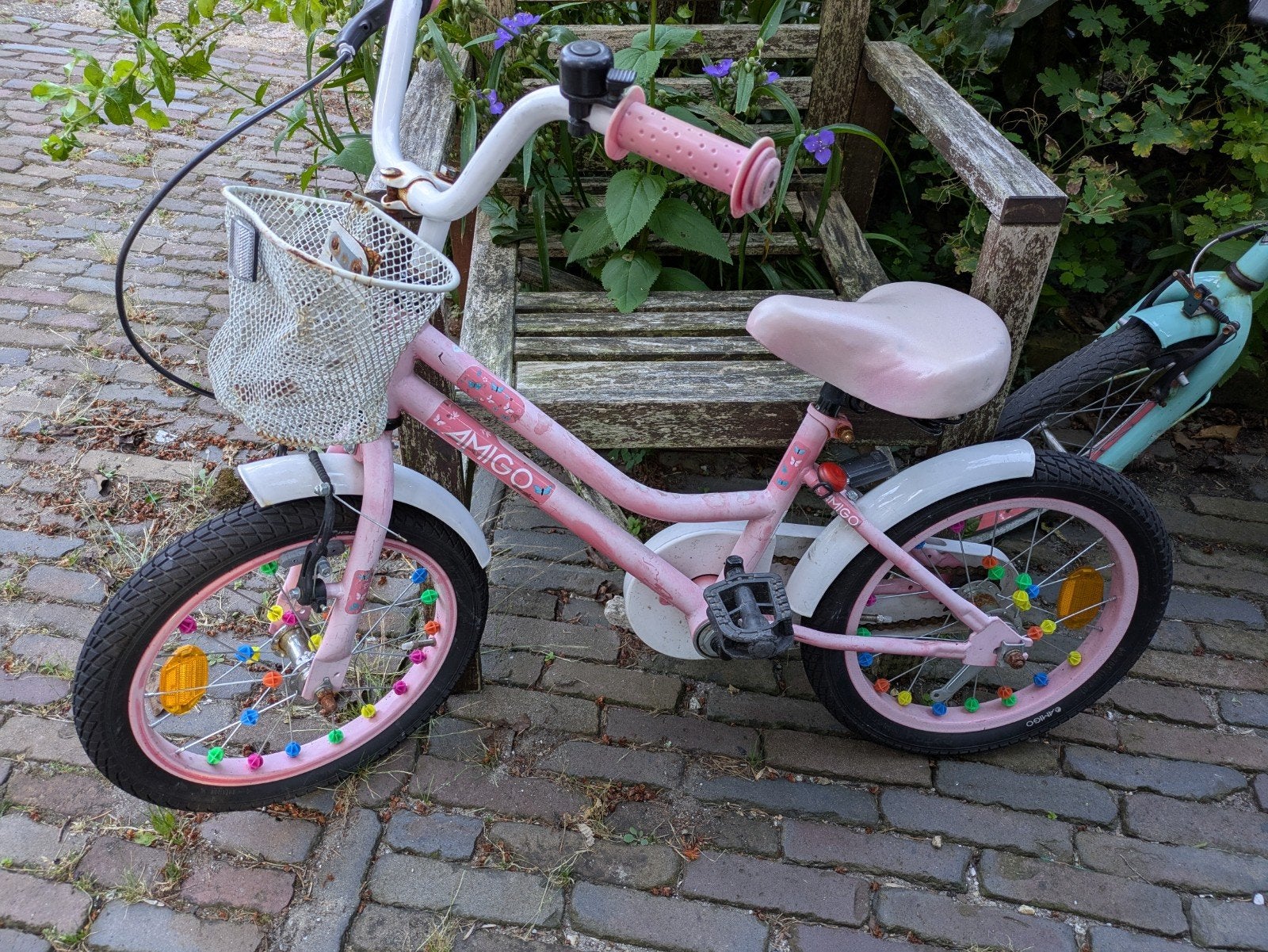 Kinderfiets 15 inch, Ophalen, Gebruikt, 16 inch