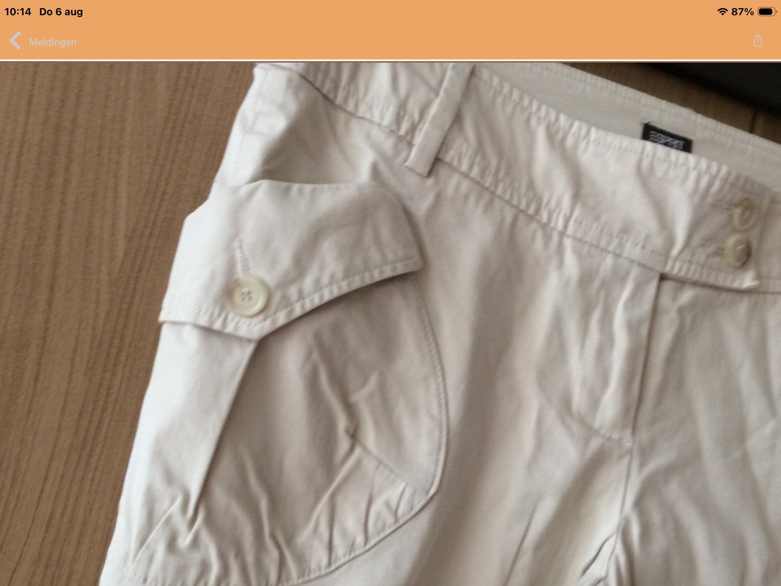 Esprit Capri Broek - Maat 36, Verzenden, Beige, Driekwart, Maat 36 (S)