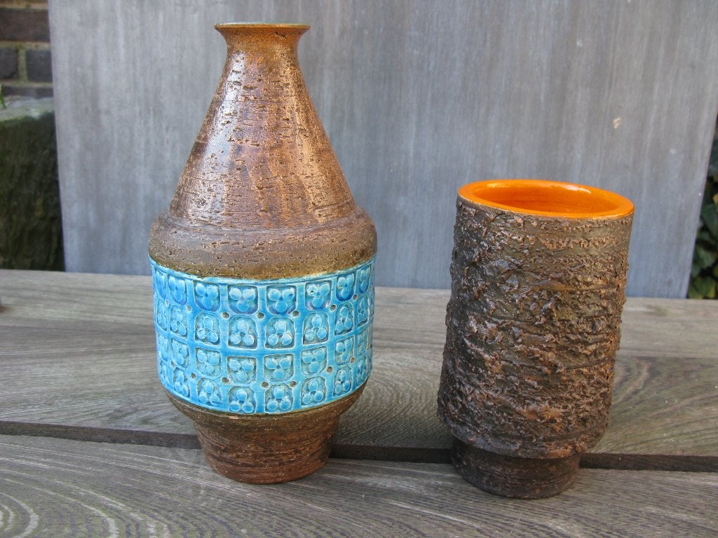 BITOSSI ORANGE + RIMINI BLUE 2 VAZEN, Ophalen of Verzenden