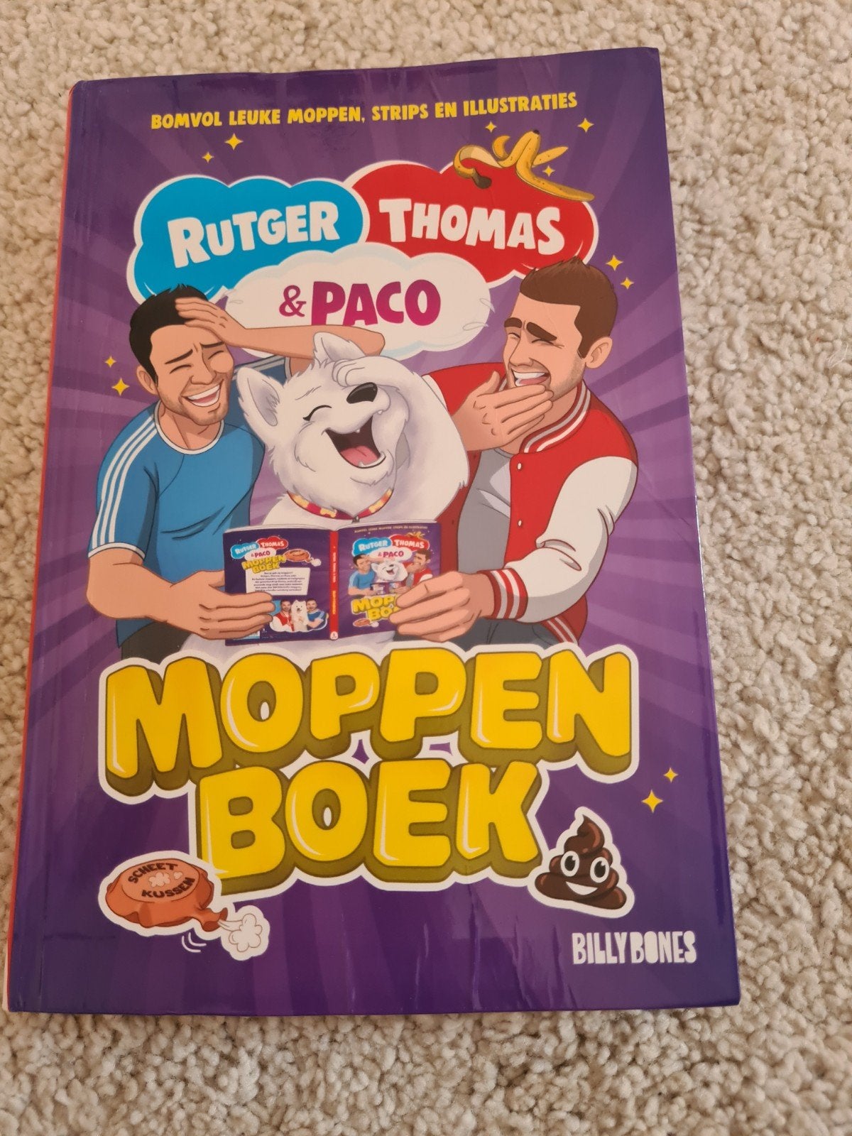 Rutger Thomas & Paco Moppenboek, Ophalen of Verzenden, Zo goed als nieuw, Rutger Thomas & Paco, Moppen