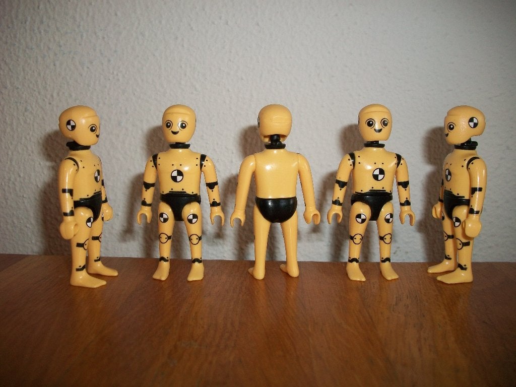 Crash test dummy, Ophalen of Verzenden, Nieuw, Complete set