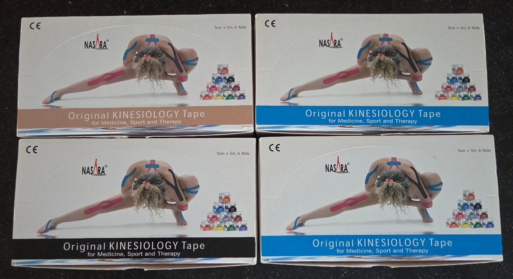 Nasara Original Kinesiology Tape | 6 Rollen per Doos, Ophalen of Verzenden, Nieuw, Overige typen