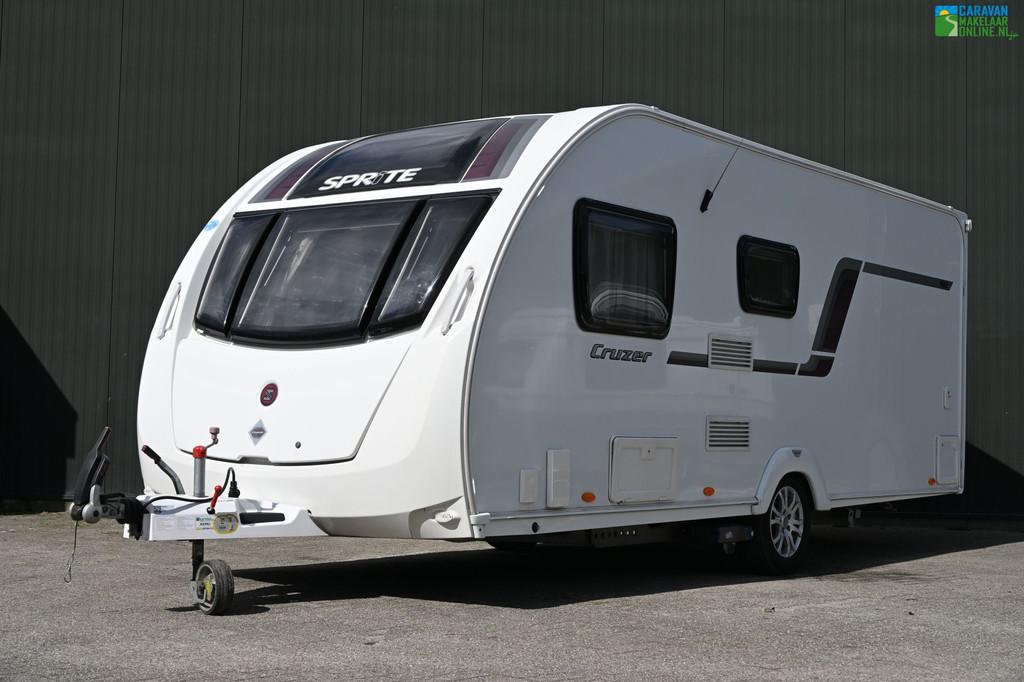 Sprite Cruzer 480 SR Mover Zakluifel Fietsendrager BOVAG 25, Standaardzit, Bedrijf, Kachel, Lengtebed