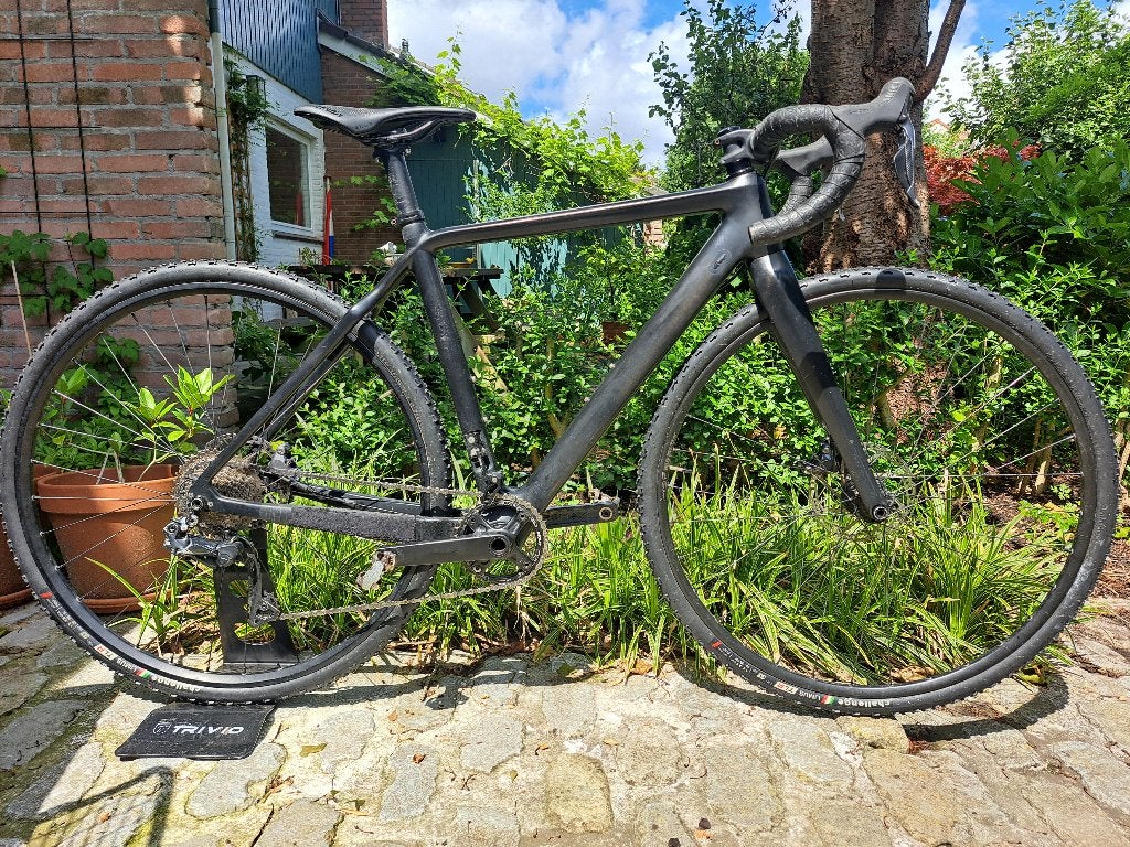 Veldrijfiets jeugd carbon maat 49 ultegra Shimano DI2, Fietsen en Brommers, Fietsen | Racefietsen, 28 inch, Gebruikt, Carbon, 10 tot 15 versnellingen