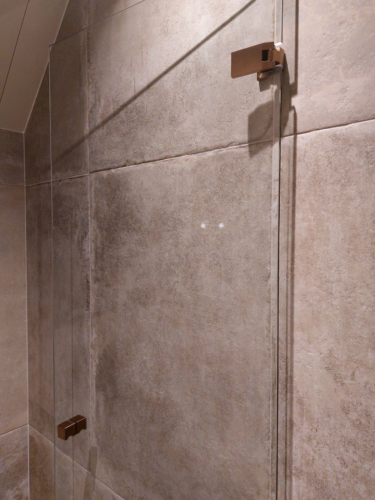 Douchedeur met coating, Ophalen, Zo goed als nieuw, Glas, Douche