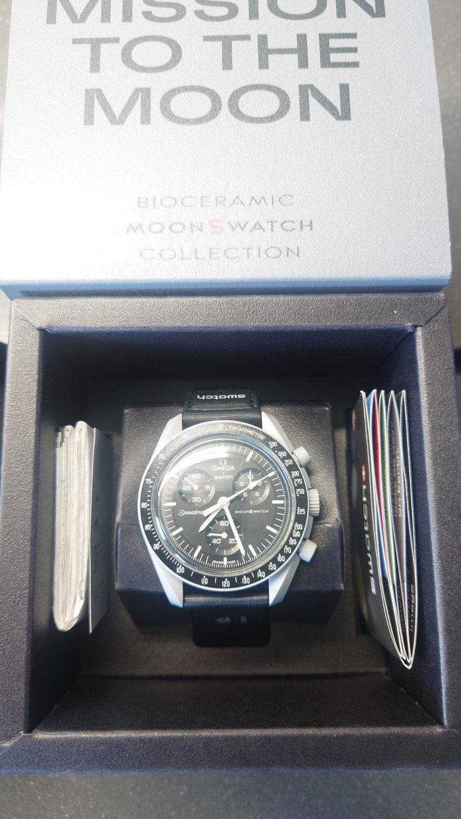 Swatch Omega Moonswatch Mission to the Moon, Kunststof, Nieuw, Kunststof, Ophalen of Verzenden