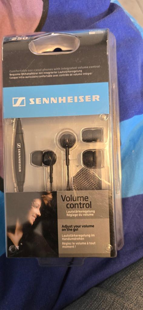 Cx 250 Sennheiser In-Ear Koptelefoon met Volumeregeling, Ophalen, Nieuw, Over oor (circumaural), Sennheiser