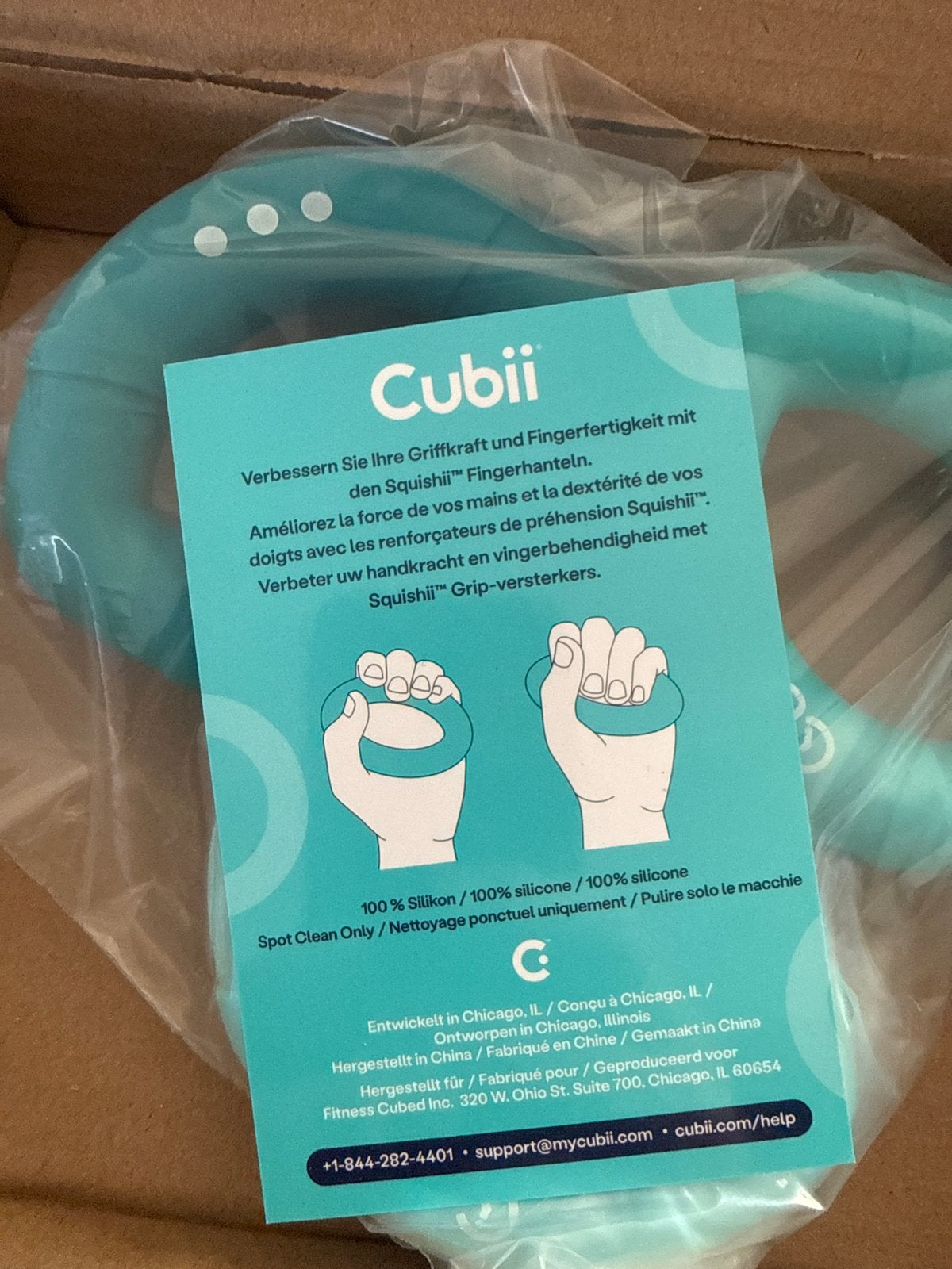 Cubii Squishii Grip-versterkers - Handkracht trainer, Ophalen of Verzenden, Nieuw, Armen, Overige typen