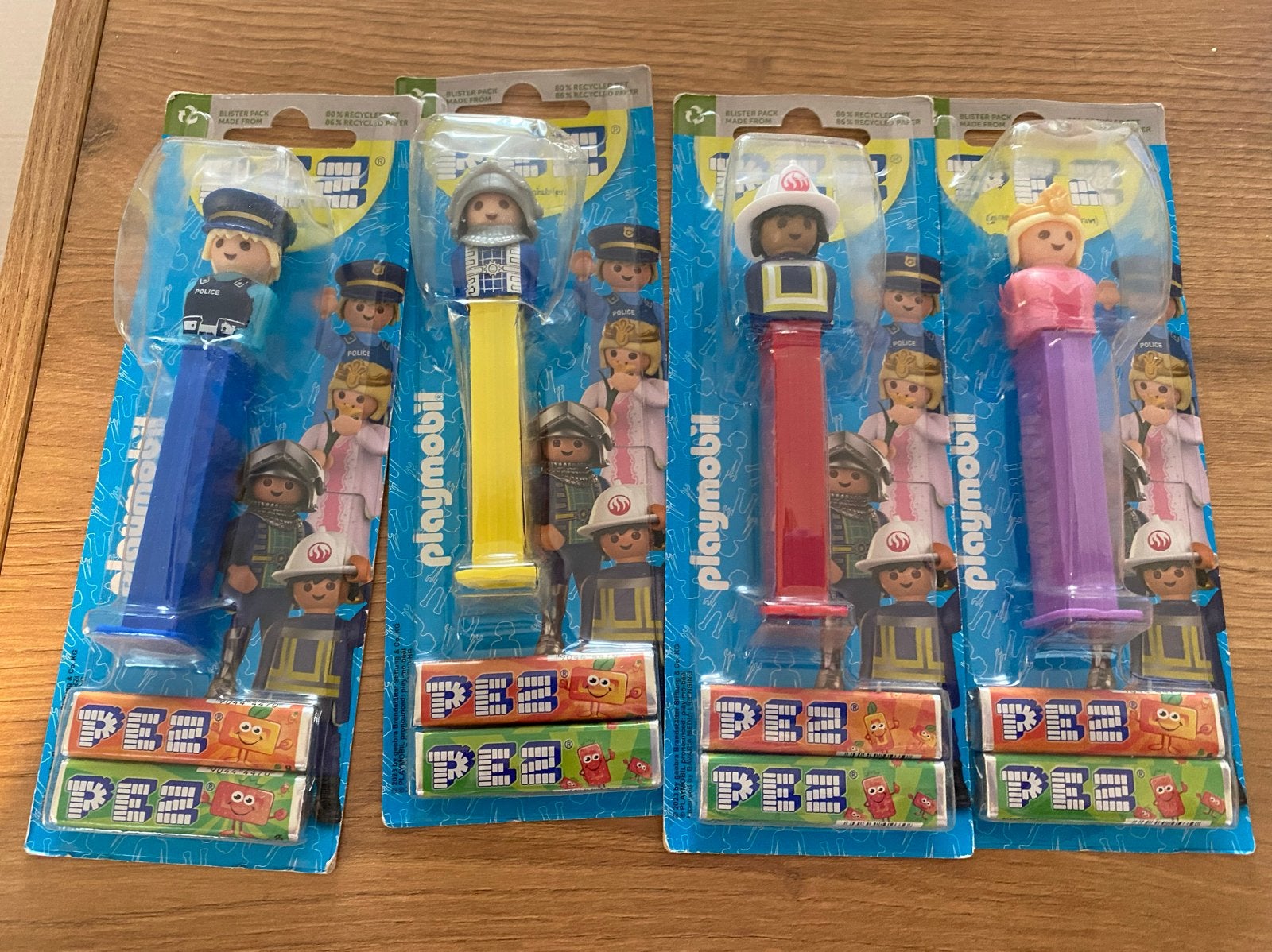 Playmobil PEZ Dispensers - Complete Set van 4, Ophalen of Verzenden, Nieuw