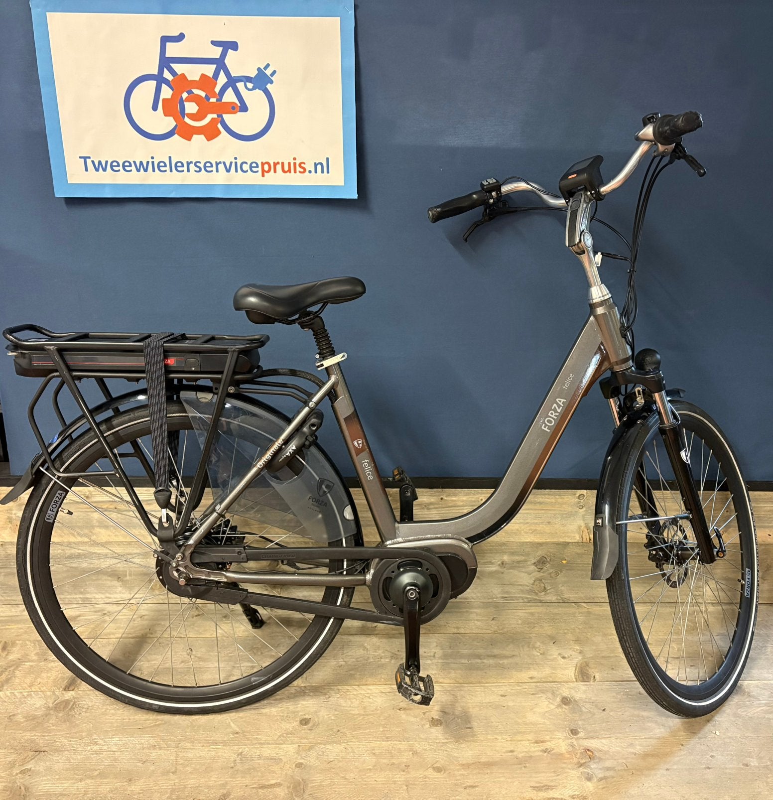 Elektrische fiets Forza Felice, Fietsen en Brommers, Zo goed als nieuw, 51 tot 55 cm, 50 km per accu of meer, Ophalen