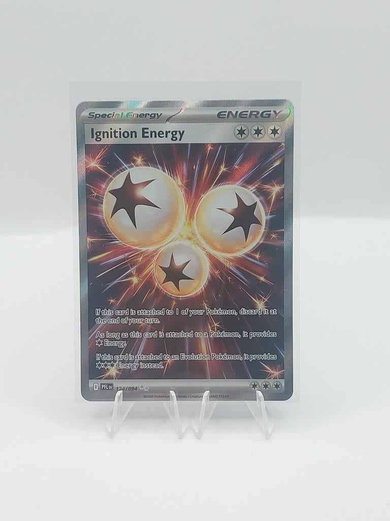 Igniyion Energy #124 (Phantasmal Flames) - near mint, Ophalen of Verzenden, Zo goed als nieuw, Losse kaart, Foil