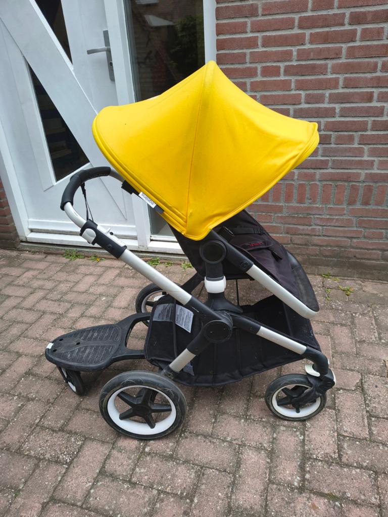 3 in 1 Bugaboo fox 2 met mee rij plankje, Kinderen en Baby's, Buggy's, Gebruikt, Ophalen