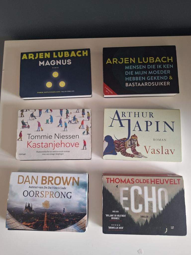Dwarsliggers: Arjen Lubach, Dan Brown, Thomas Olde Heuvelt, Ophalen, Gelezen, Nederland