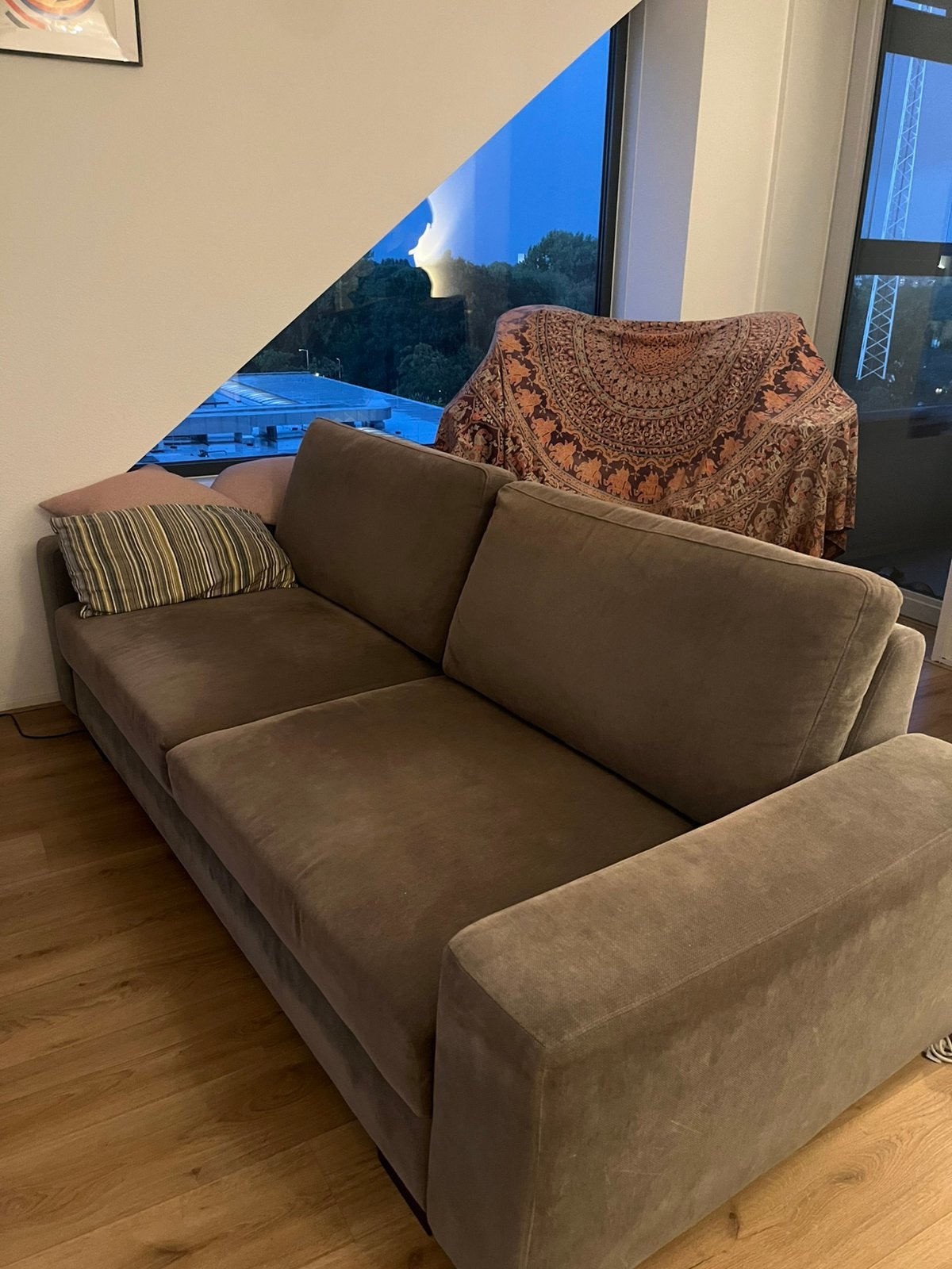 IKEA SÖRVALLEN 3-zitsbank, Ophalen, Zo goed als nieuw, Stof
