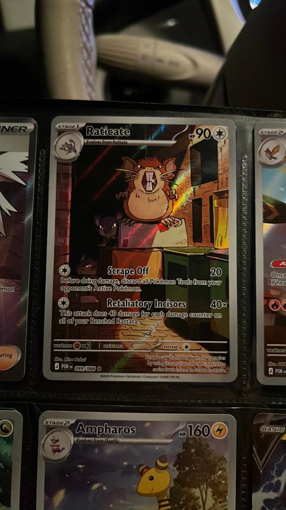 Raticate - 099/088 - ME03: Perfect Order (POR) Pokémon Kaart, Ophalen of Verzenden, Nieuw, Losse kaart, Foil
