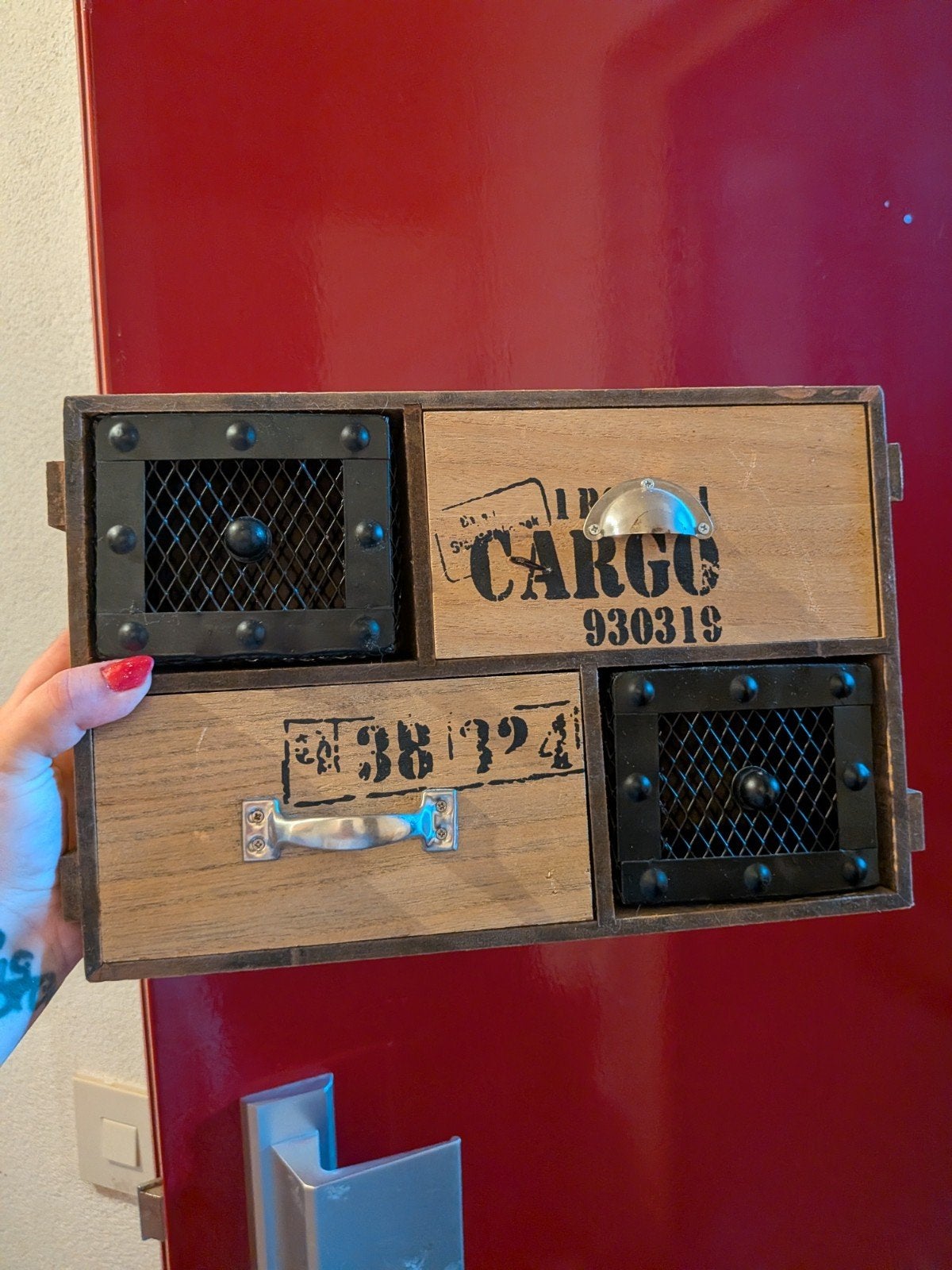 Bureau kastje klein, handig voor kleine spulletjes woondeco, Ophalen of Verzenden, Minder dan 50 watt