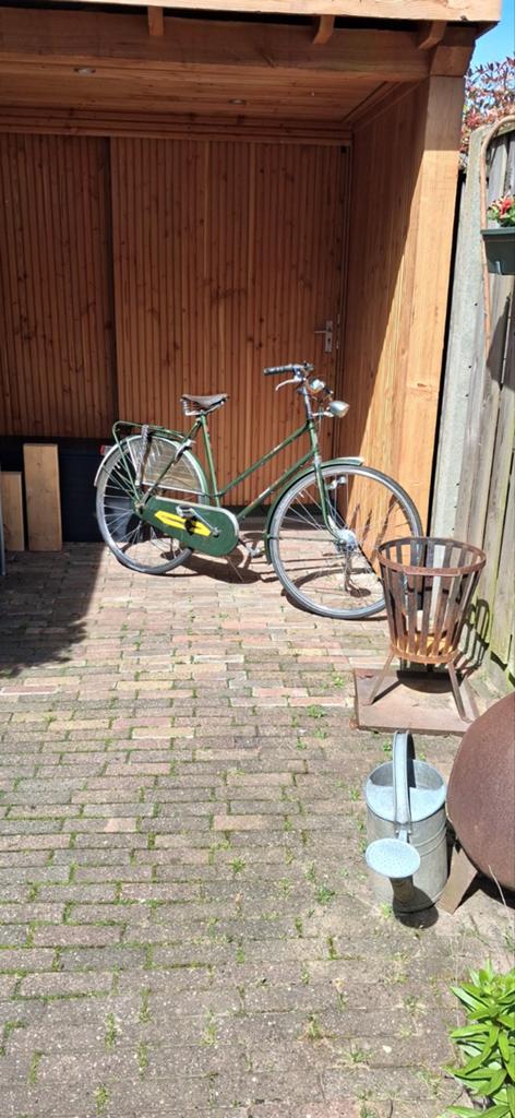 Damesfiets, Bataves in originele staat, kleur groen,, Ophalen of Verzenden, Gebruikt