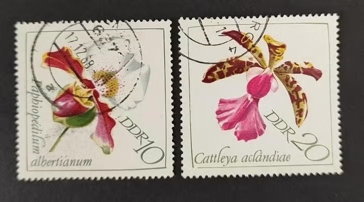 DDR 1003009 Orchideeën, Verzenden, DDR, Gestempeld