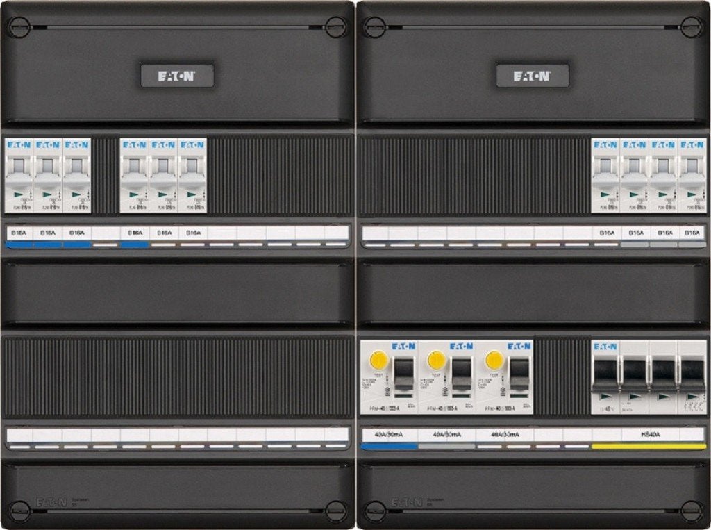 Eaton groepenkast 48mod 10groep 3x(2P)aardlks+4Phfd 3F - As, Verzenden, Nieuw