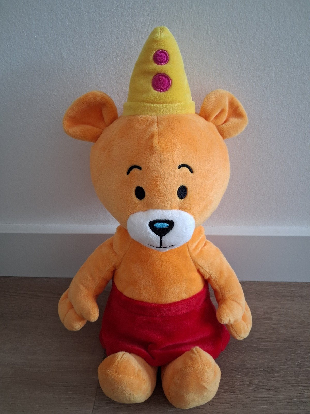 Knuffel Bumba Nanadu oranje rood Studio 100 40 cm L1741, Kinderen en Baby's, Speelgoed | Knuffels en Pluche, Ophalen of Verzenden