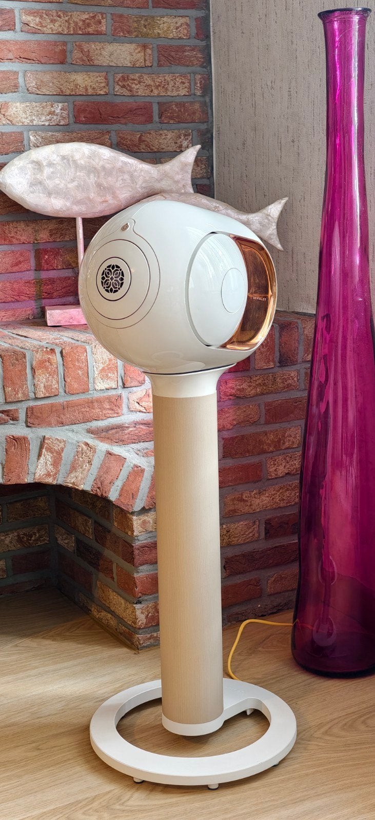 1x Devialet Phantom Gold 108 dB met originele standaard, Gebruikt, Draagbare speaker, Inclusief standaarden, Ophalen