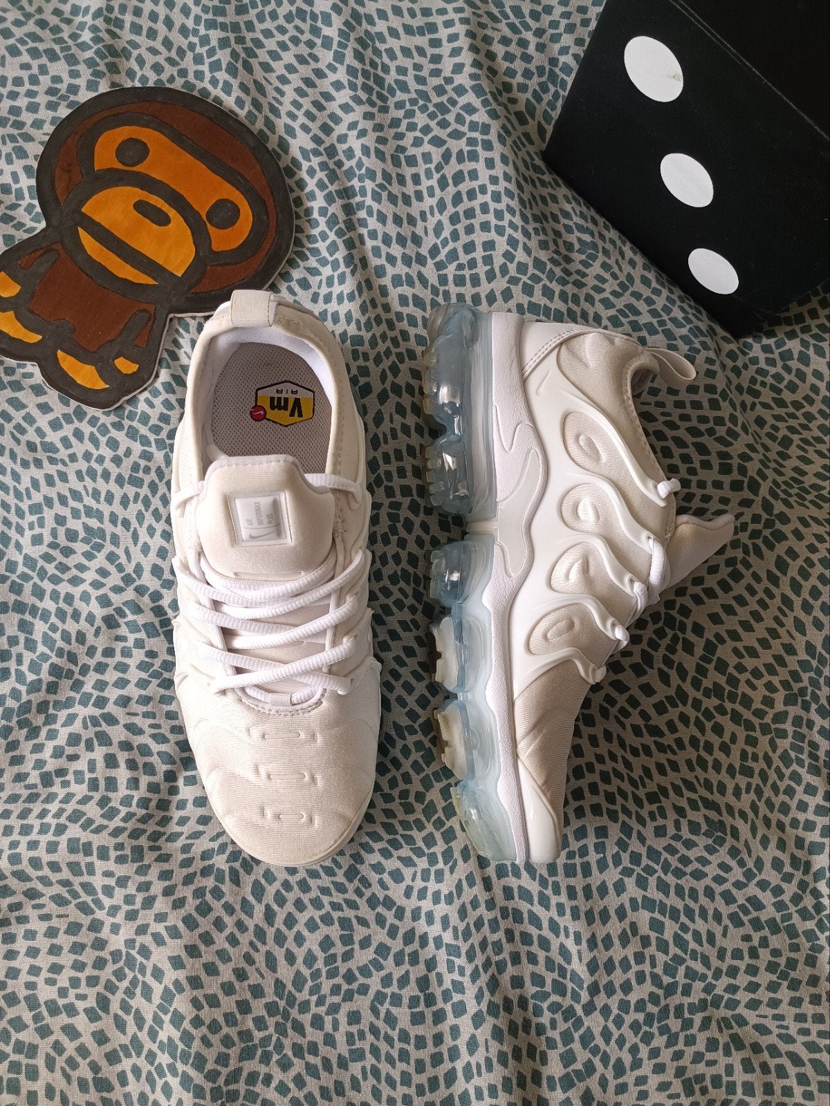 Nike Air VaporMax Plus Witte Sneakers - Maat 40, Wit, Nike, Ophalen of Verzenden, Sneakers of Gympen