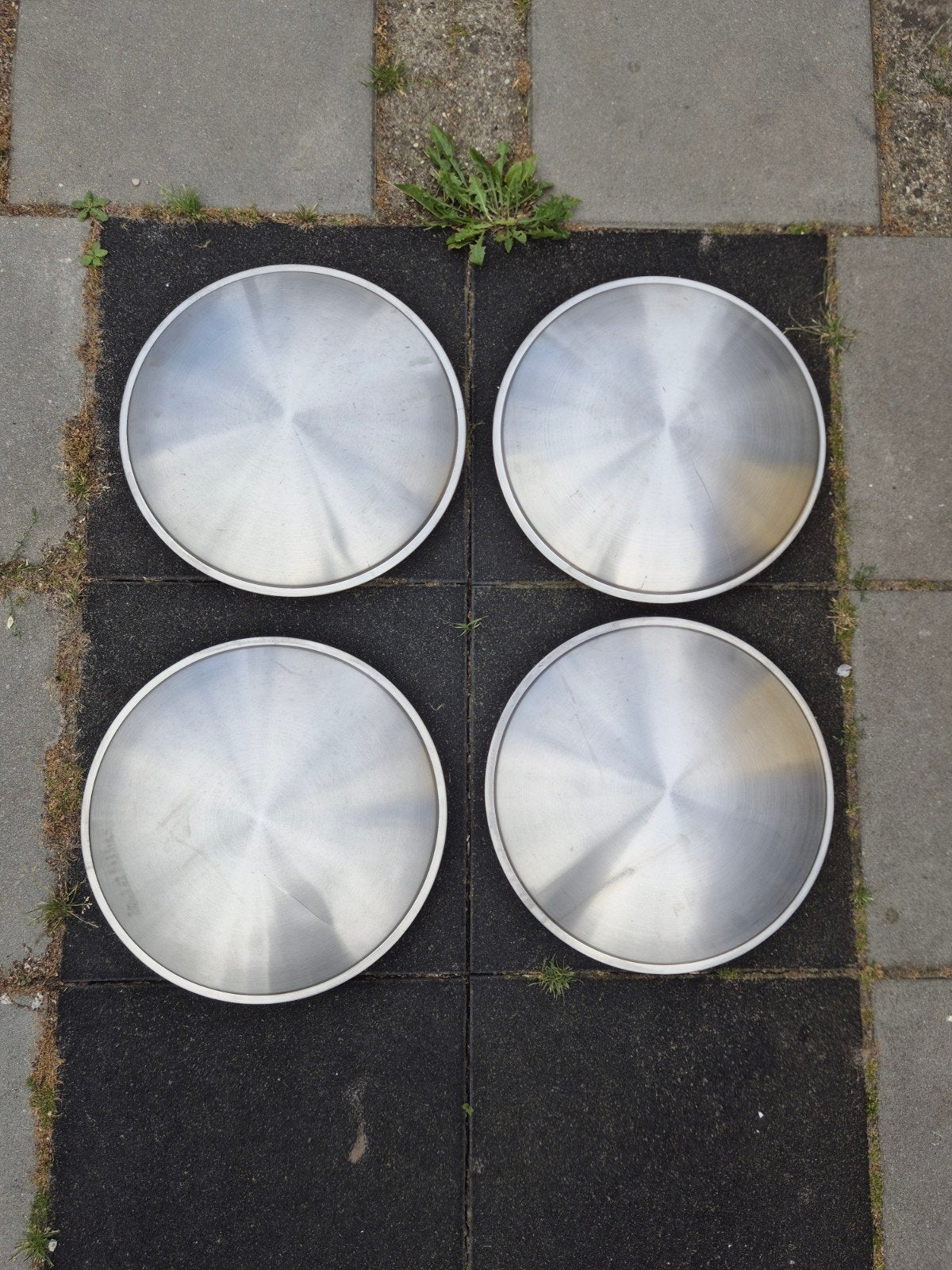 Mooncap 16 inch wieldoppen geborsteld RVS, Ophalen of Verzenden