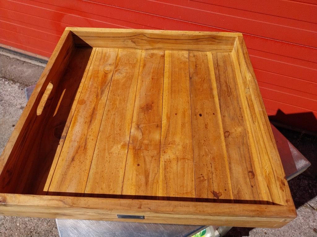 XL Teak Houten Dienblad - Nieuw, Huis en Inrichting, Ophalen