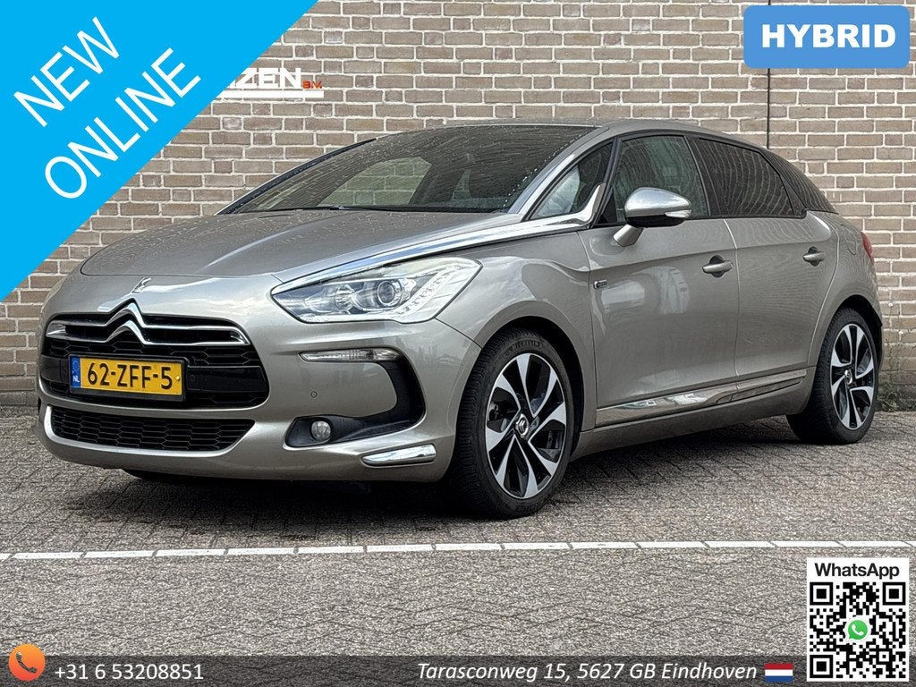Citroen DS5 2.0 Hybrid4 Business | Cruise | Climate | Leder, Auto's, Citroën, Bedrijf, Te koop, DS5, 4x4, ABS, Achteruitrijcamera