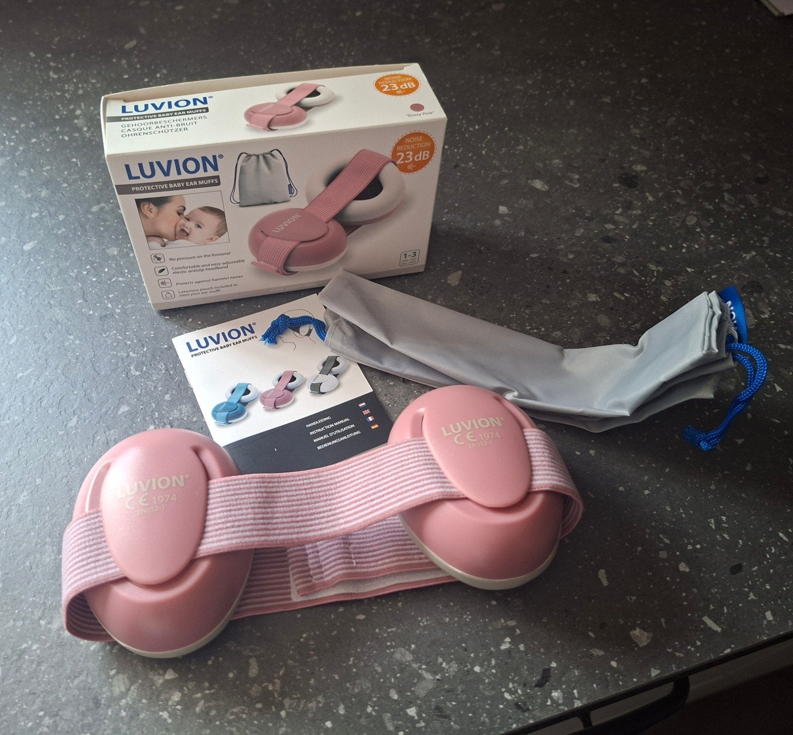 luvion baby gehoorbescherming, Ophalen of Verzenden, Zo goed als nieuw