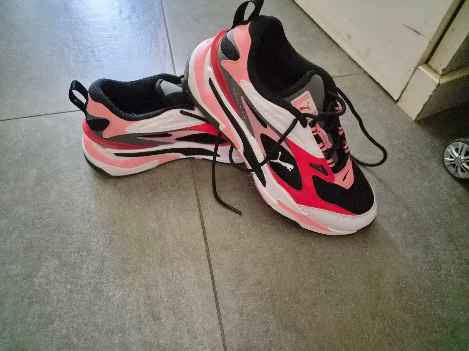 Puma RS-Fast sneakers roze/zwart/wit ., Puma, Ophalen of Verzenden, Roze, Sneakers of Gympen