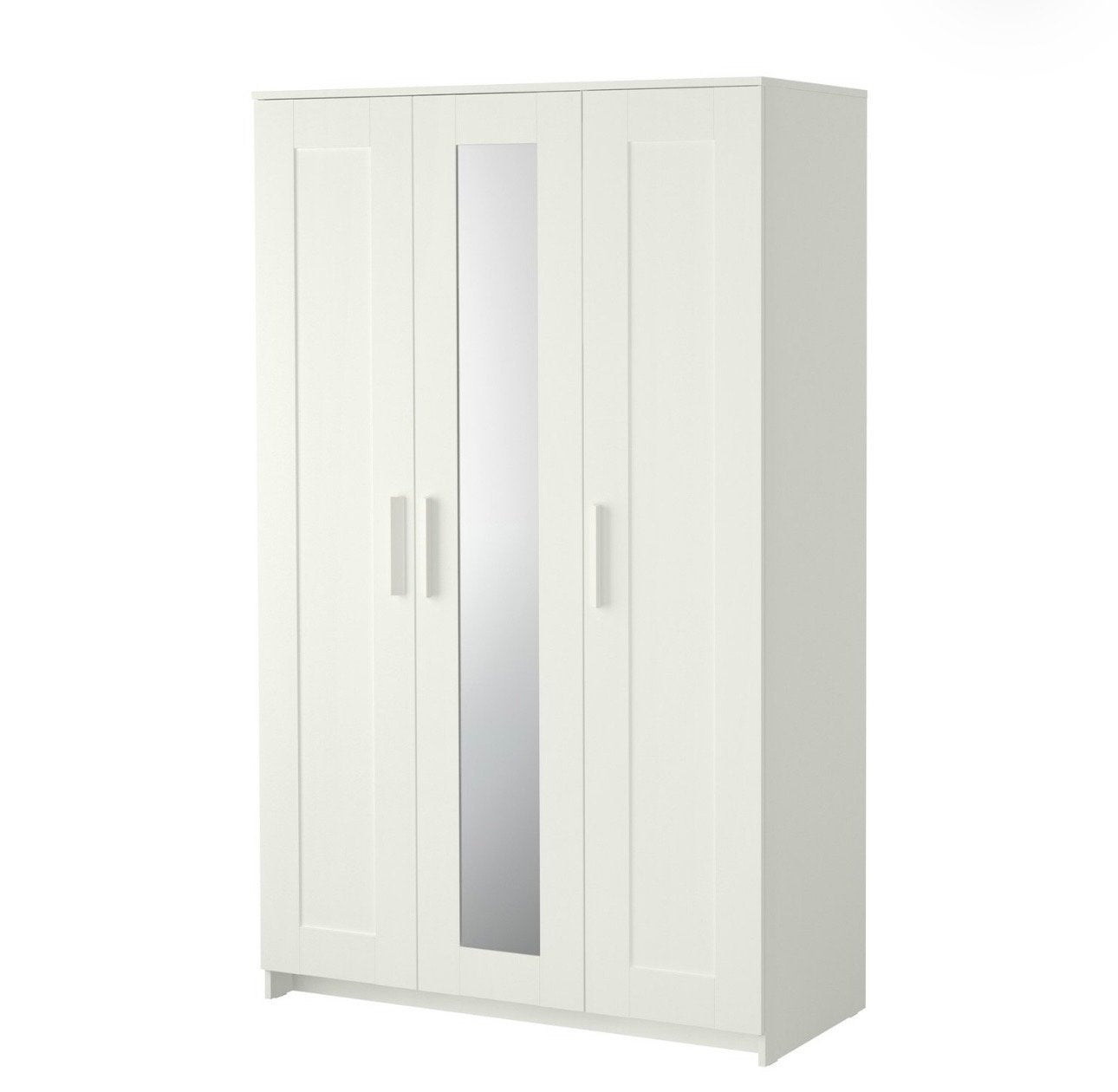 2 Witte kledingkast met spiegeldeur - IKEA, Ophalen, Gebruikt, 100 tot 150 cm, 150 tot 200 cm