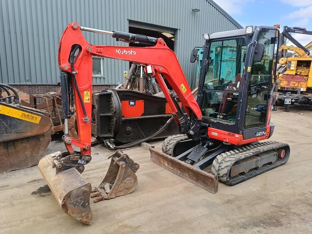 Kubota U 27-4 mini graver excavator bagger 2,7 ton CE, Zakelijke goederen, Machines en Bouw | Kranen en Graafmachines, Graafmachine