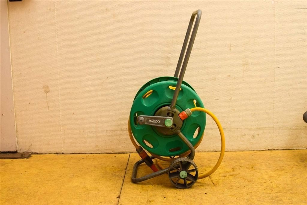 Hozelock slangenwagen met tuinslang 50469, Tuin en Terras, Ophalen of Verzenden, Gebruikt, Tuinslang