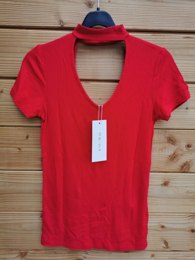 New Yorker top met choker mt. S, Verzenden, Nieuw, New Yorker, Korte mouw