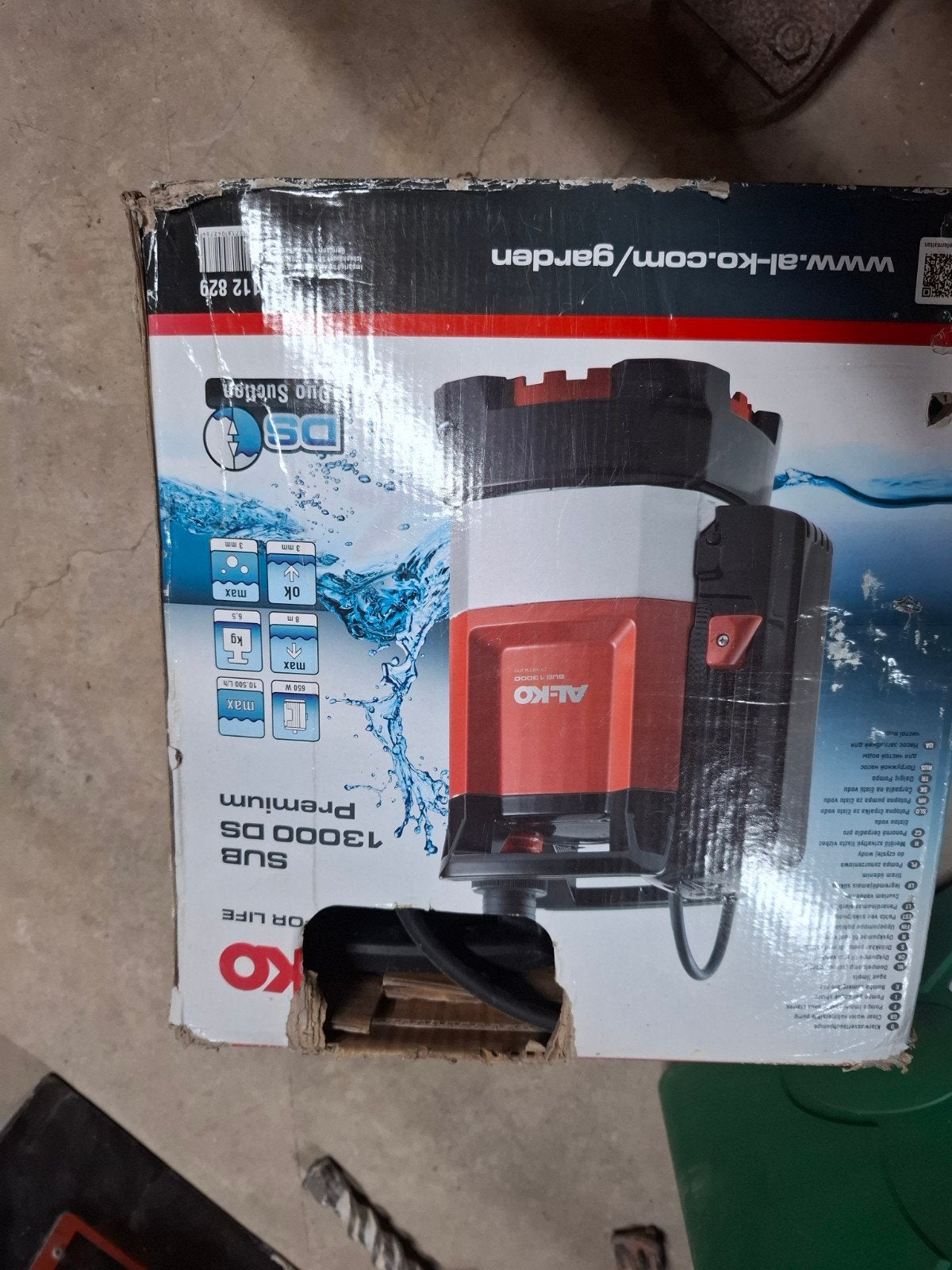 AL-KO SUB 13000 DS Premium Dompelpomp, Ophalen, Nieuw, Elektrisch, Dompelpomp
