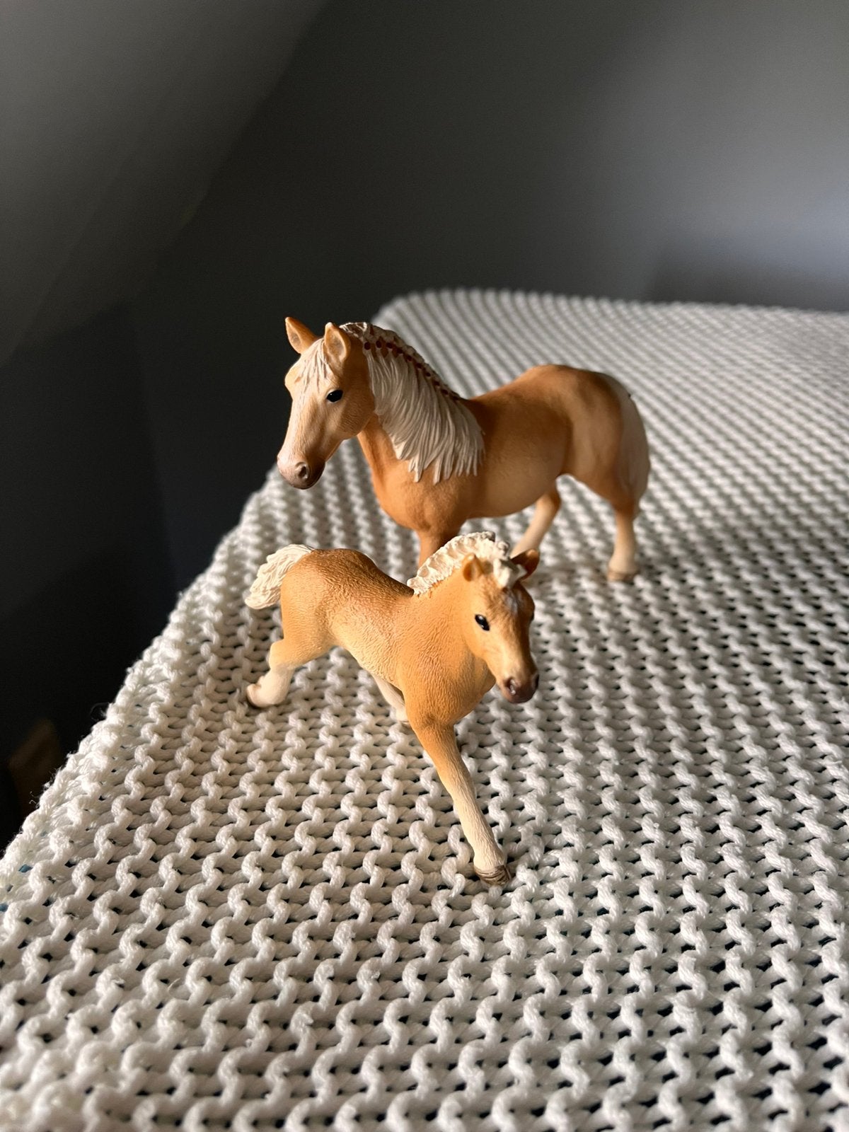 Schleich Haflinger paarden, Verzamelen, Ophalen of Verzenden, Zo goed als nieuw