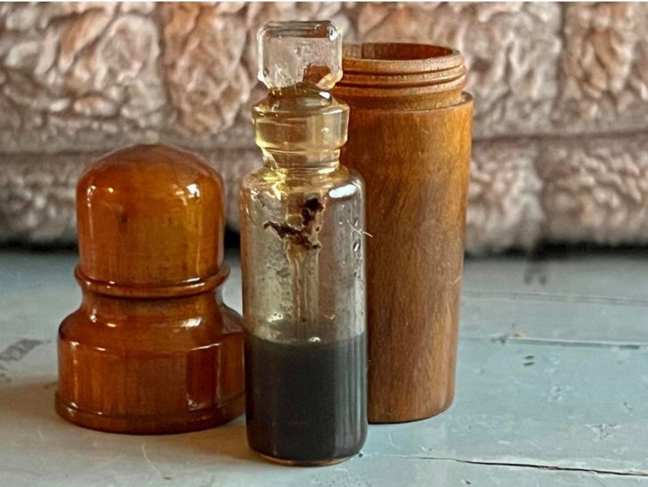 PRACHTIGE COLLECTIE REIS PARFUM/ MEDICIJN FLESJES, Ophalen of Verzenden