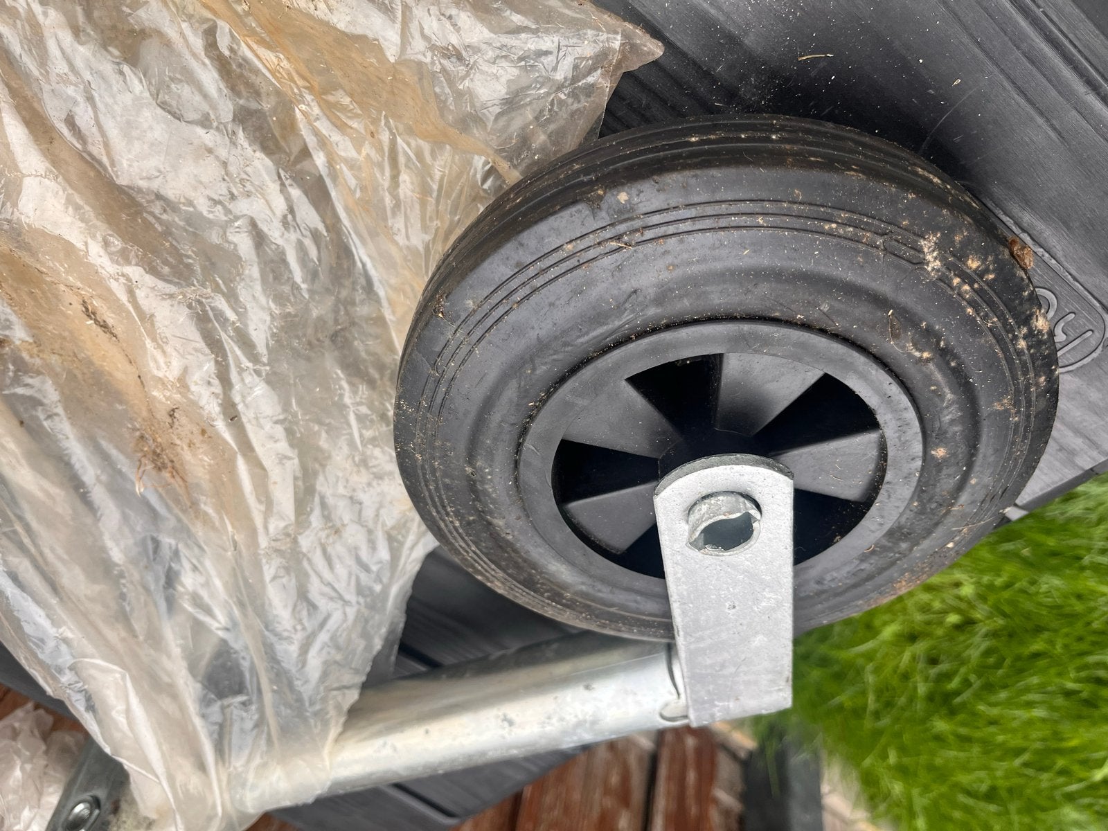 Steunwiel voor aanhanger of boottrailer, Auto diversen, Aanhangwagen-onderdelen, Ophalen of Verzenden, Gebruikt