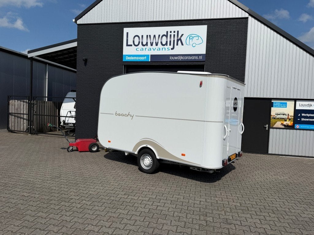 HOBBY Beachy 360 ’23 (Luifel, 736 kg), Caravans en Kamperen, Rondzit, Hobby, Bedrijf, Lengtebed