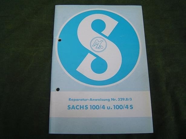 Sachs 100/4 100/4S 1965 ? reparatur anleitung 97 cc 4 gang, Motoren, Ophalen of Verzenden, Overige merken