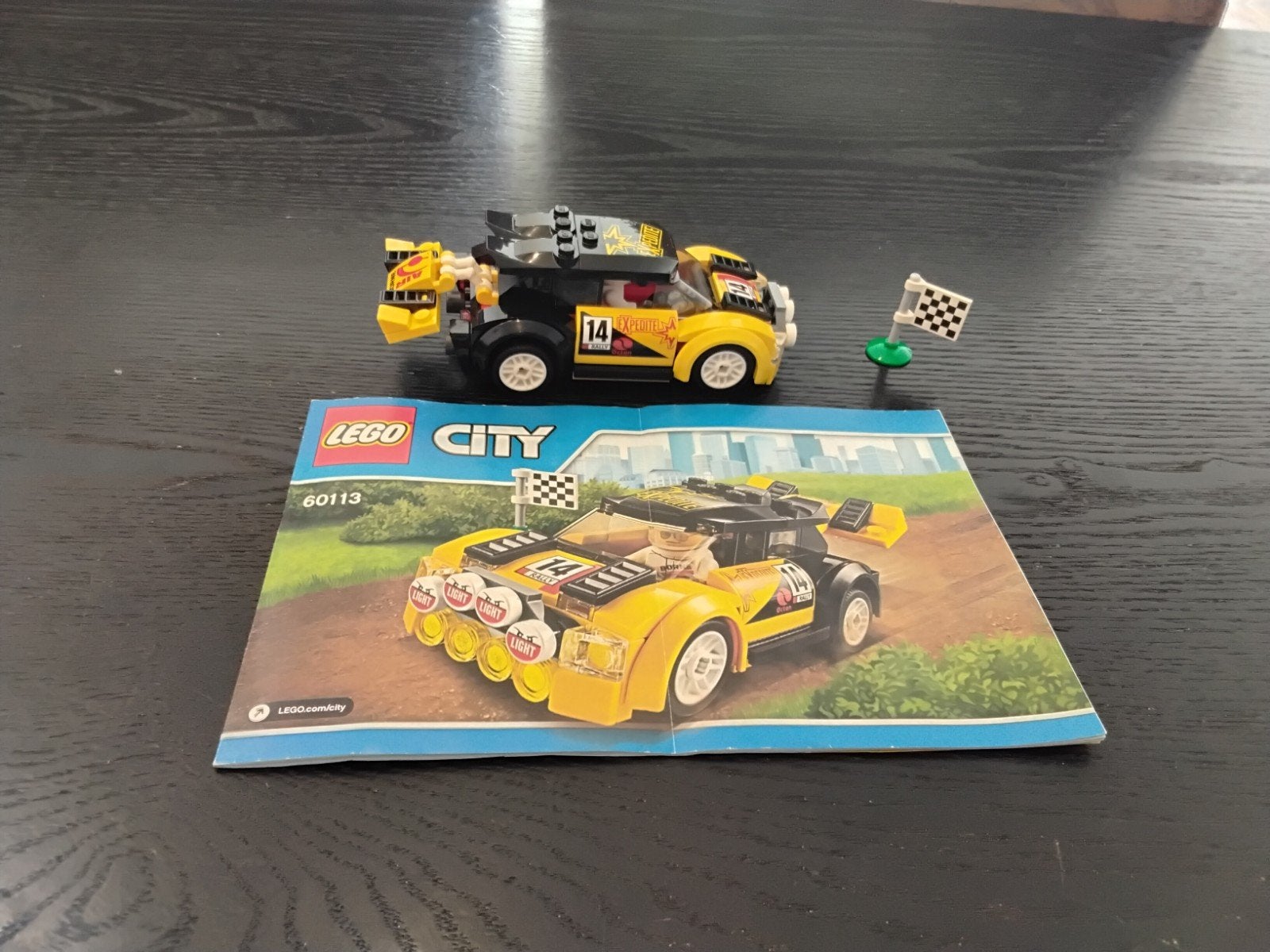 Lego City, 60113, Rally Car, 2016, Lego, Ophalen of Verzenden, Inclusief instructies, Complete set