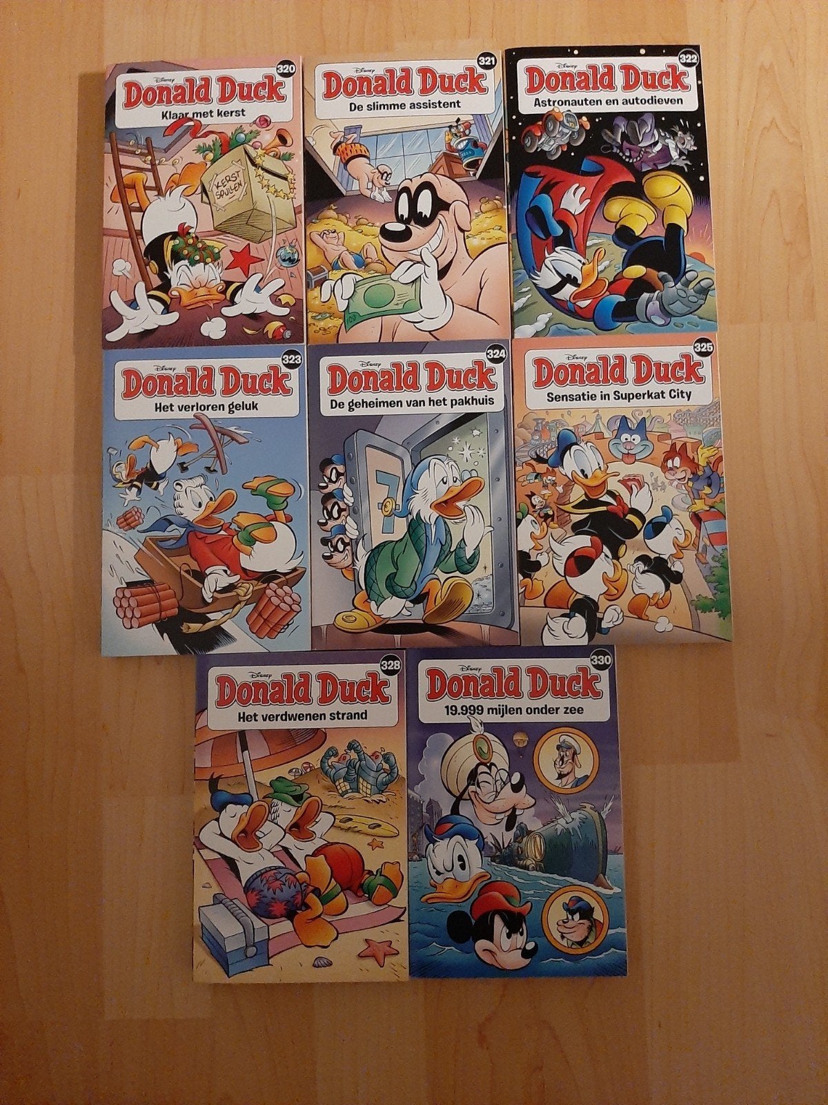 Donald Duck Pockets 320-325, 328 en 330, Ophalen, Europa, Zo goed als nieuw, Meerdere comics