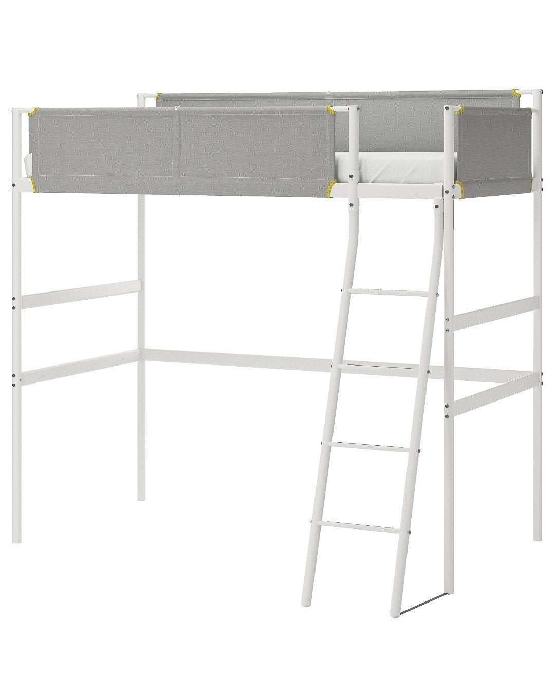 Hoogslaper  vitval, Huis en Inrichting, Slaapkamer | Stapelbedden en Hoogslapers, Ophalen, Eenpersoons, Zo goed als nieuw, 90 cm