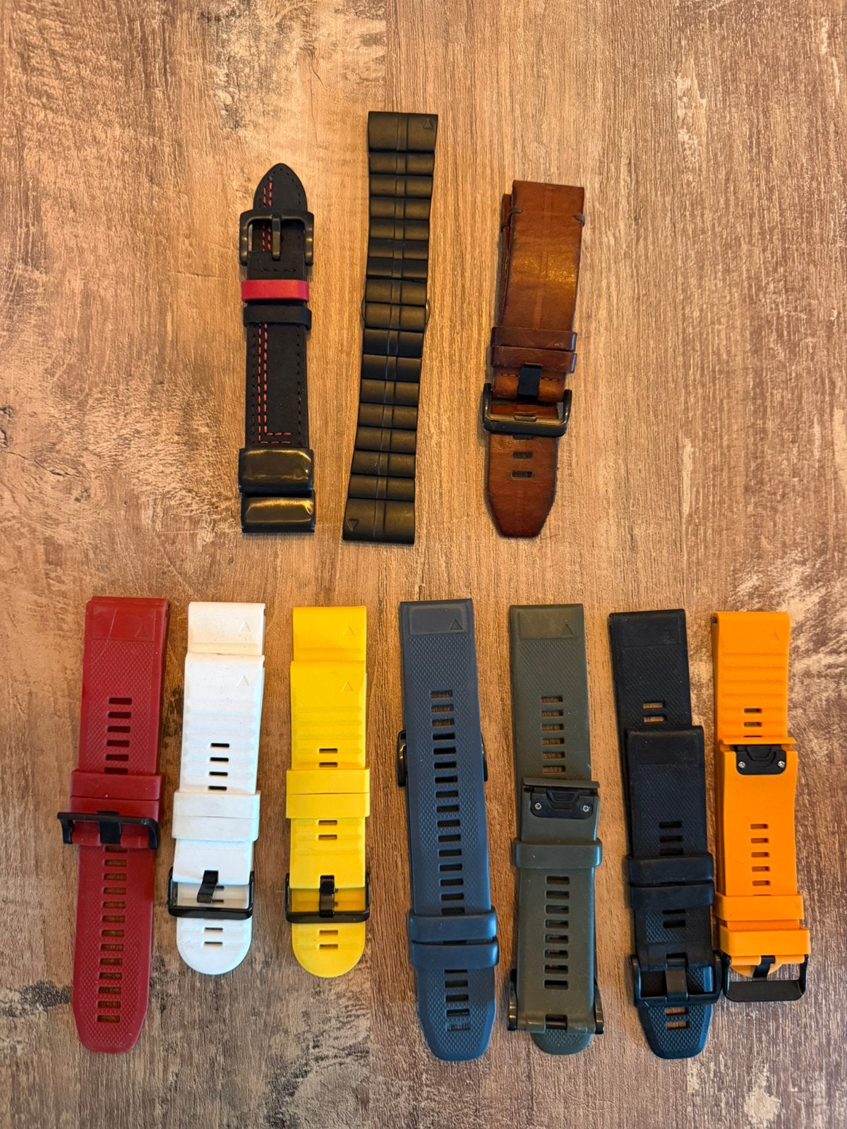 Garmin Quickfit 26 bandjes, Sieraden, Tassen en Uiterlijk, Sporthorloges, Ophalen of Verzenden, Zo goed als nieuw, Zwart, Android
