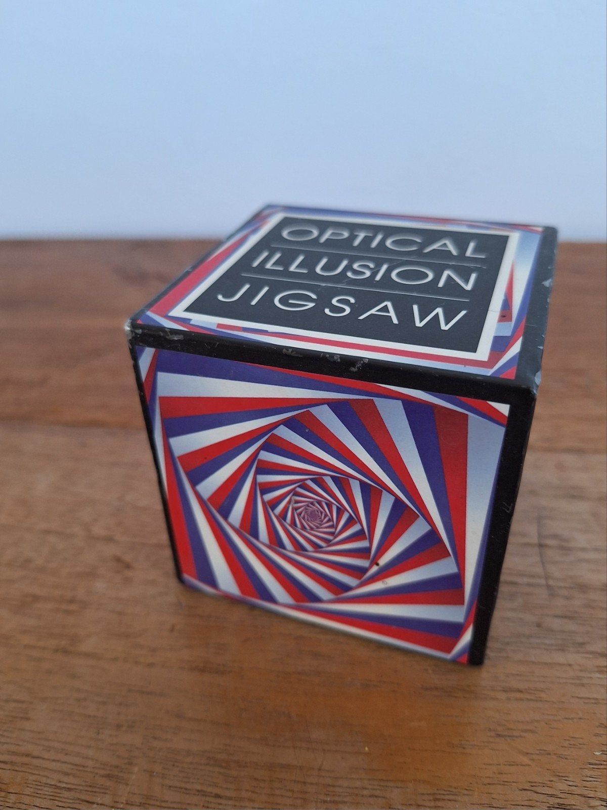 optische illusie puzzel van 100 stukjes, Einstein, Ophalen of Verzenden, Minder dan 500 stukjes