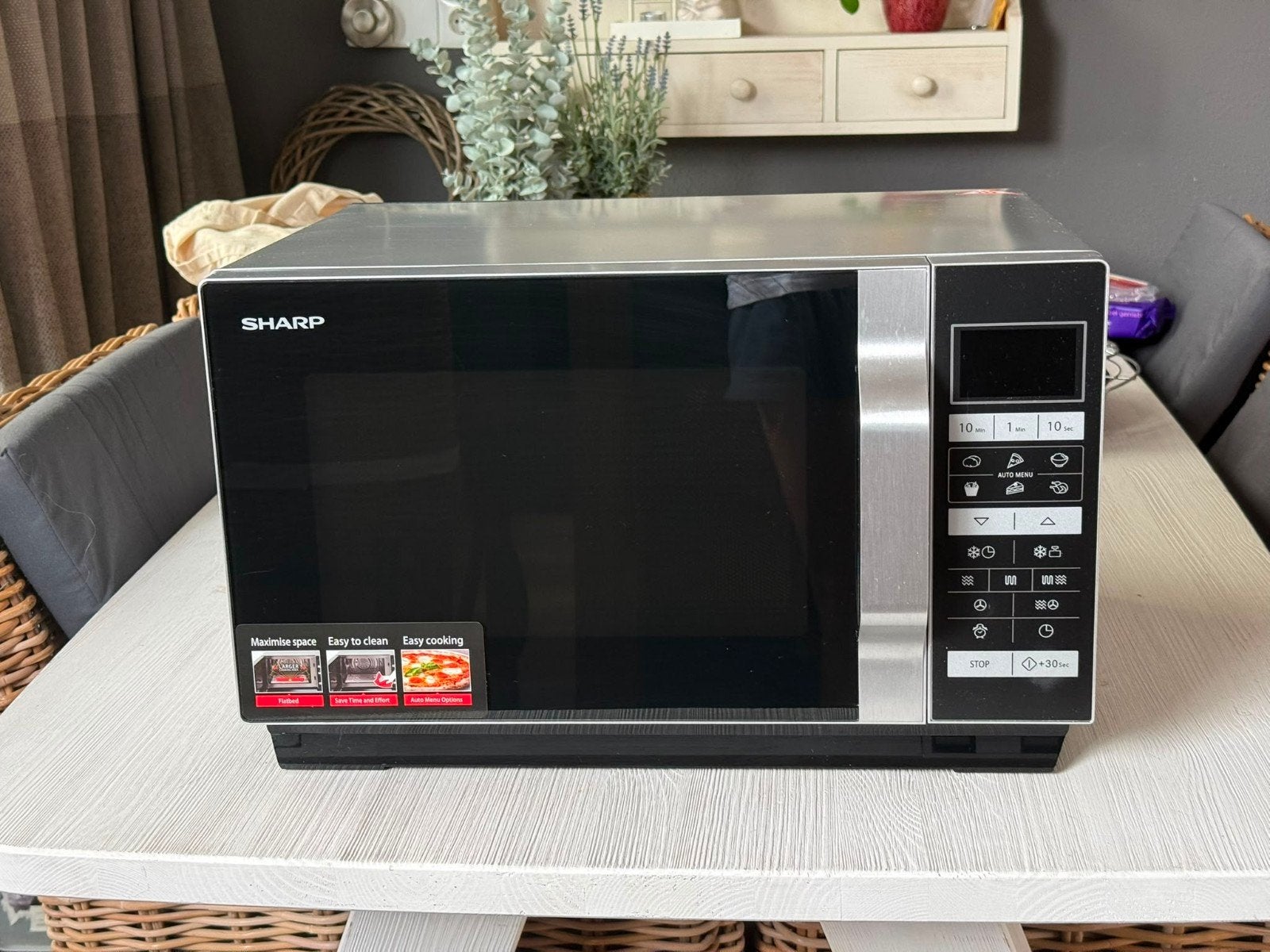 Sharp combimagnetron, Ophalen, Minder dan 45 cm, Gebruikt, Combi-oven