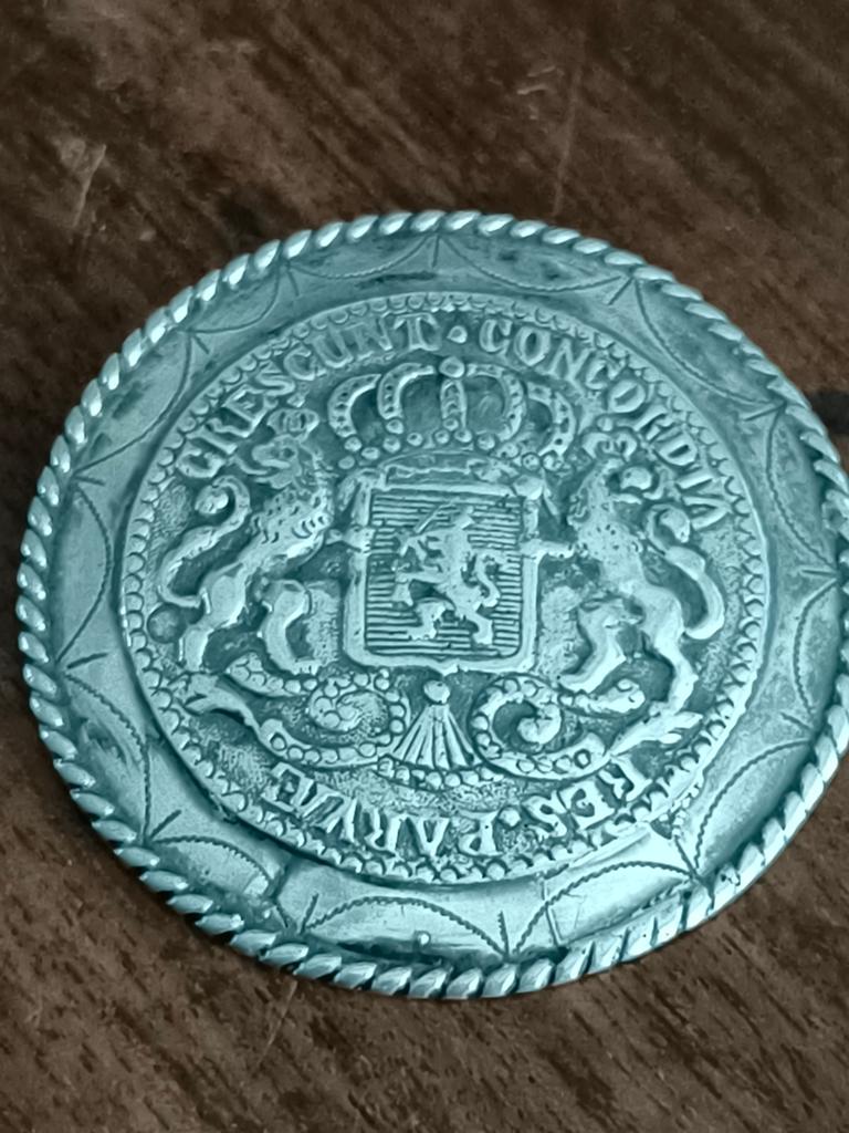 Antiek zilver broeksknoop Walcheren Zeeland broche, Ophalen of Verzenden, Zilver