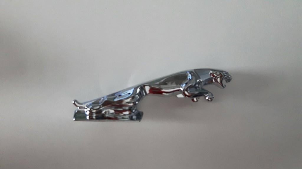 Jaguar panther poema embleem logo motorkap beeldje, Ophalen of Verzenden, Jaguar