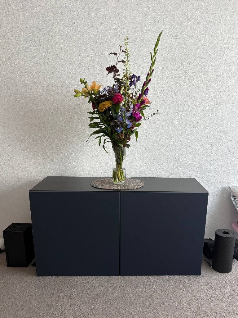 IKEA BESTÅ TV cabinet / media unit, Huis en Inrichting, Ophalen, Zo goed als nieuw, 25 tot 50 cm, Minder dan 100 cm